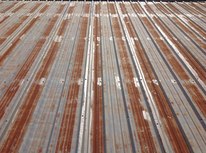 ER Systems Elastomeric Acrylic Roof Coating in Norman, OK - Before Image