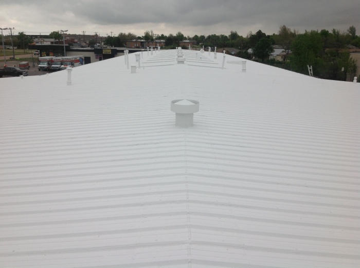 ER Systems Elastomeric Acrylic Roof Coating in Norman, OK - After Image